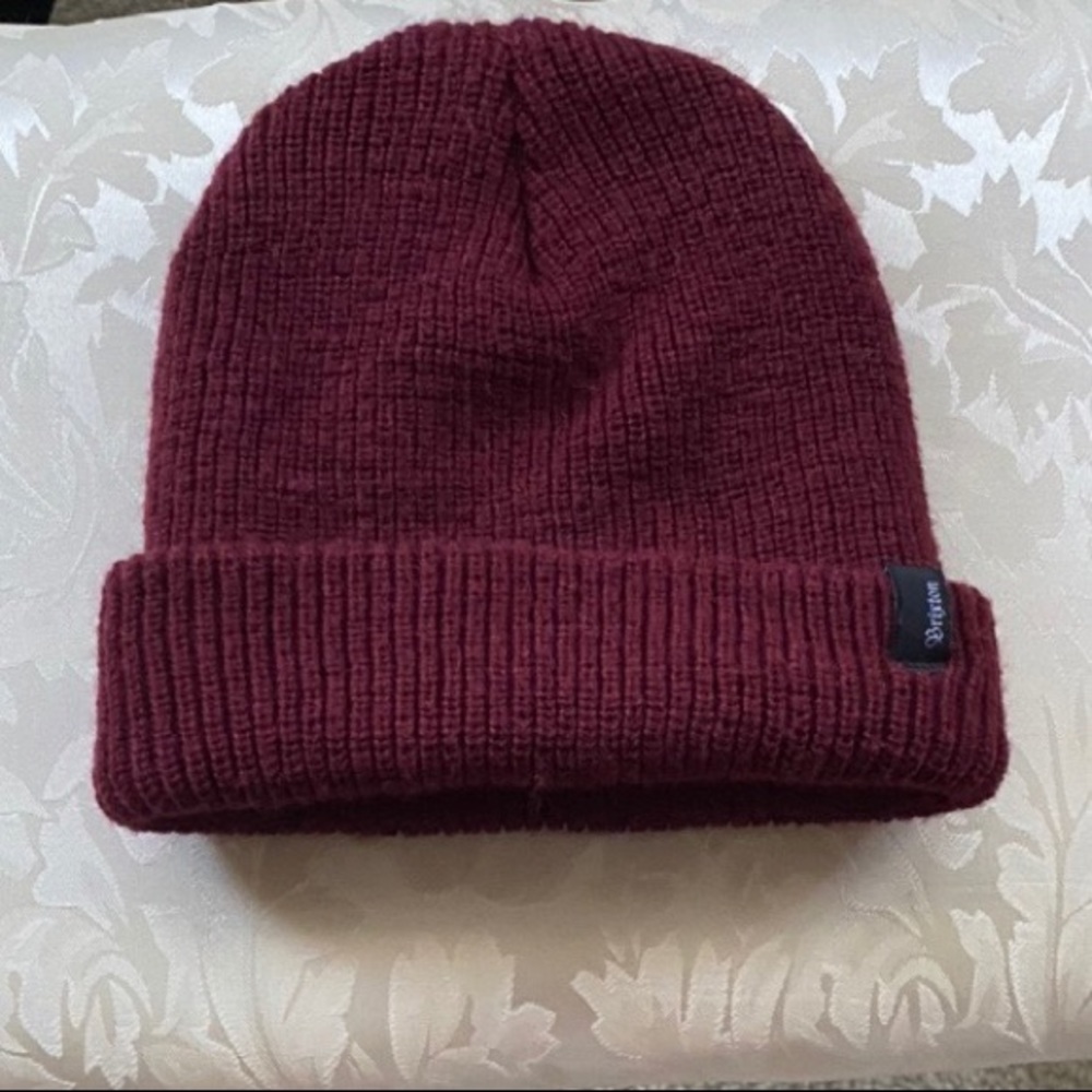 Maroon brixton beanie